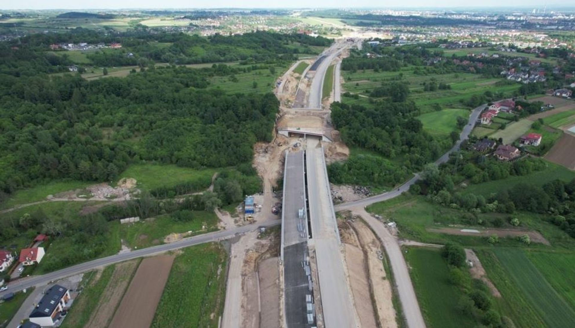 Trwa budowa S52 Północnej Obwodnicy Krakowa 