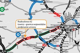 Umowa na rozbudowę kolejnego odcinka autostrady A2 podpisana
