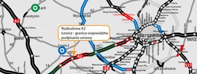 Umowa na rozbudowę kolejnego odcinka autostrady A2 podpisana