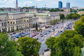 Mniej asfaltu i więcej zieleni na placu Bankowym [ZDJĘCIA+WIZUALIZACJE]