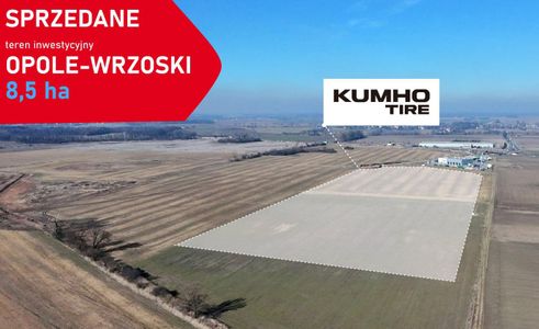 Inwestycja za ponad 2 miliardy złotych! Koreański gigant Kumho Tire dokupuje teren inwestycyjny w Opolu