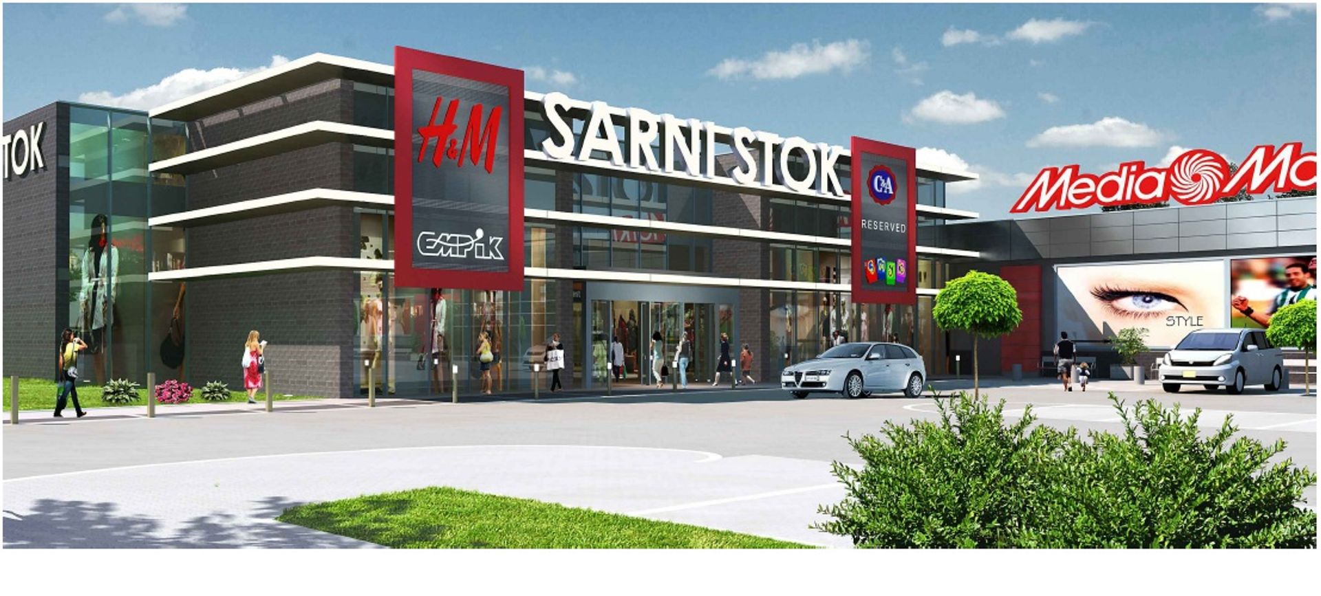  Sarni Stok z hipermarketem Carrefour w nowej odsłonie