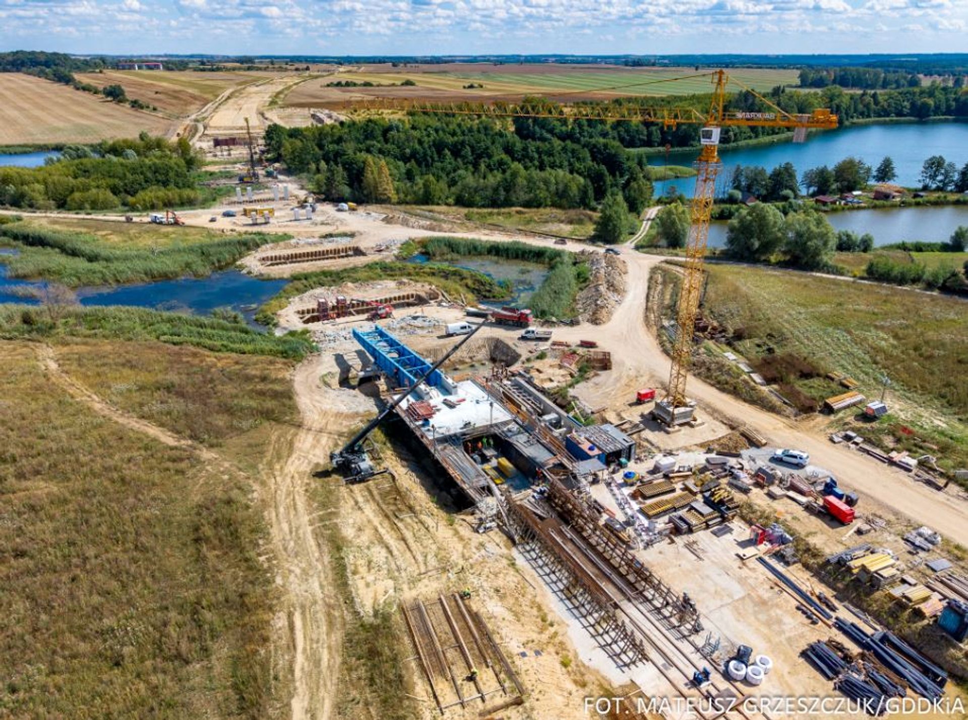 Trwa budowa drogi ekspresowej S10 Szczecin – Wałcz. To najdłuższy plac budowy w Polsce