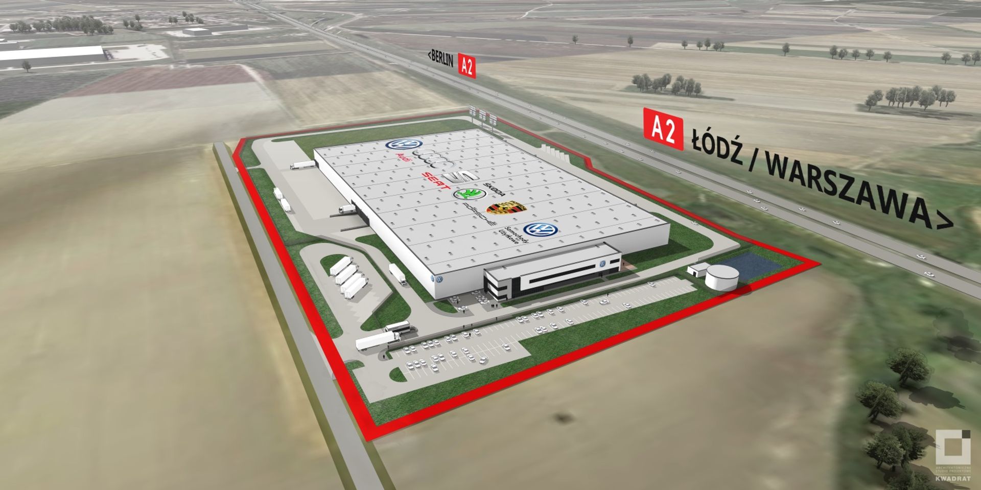  Volkswagen Group Polska inwestuje w nowe centrum logistyczne na terenie SEGRO Logistics Park Poznań
