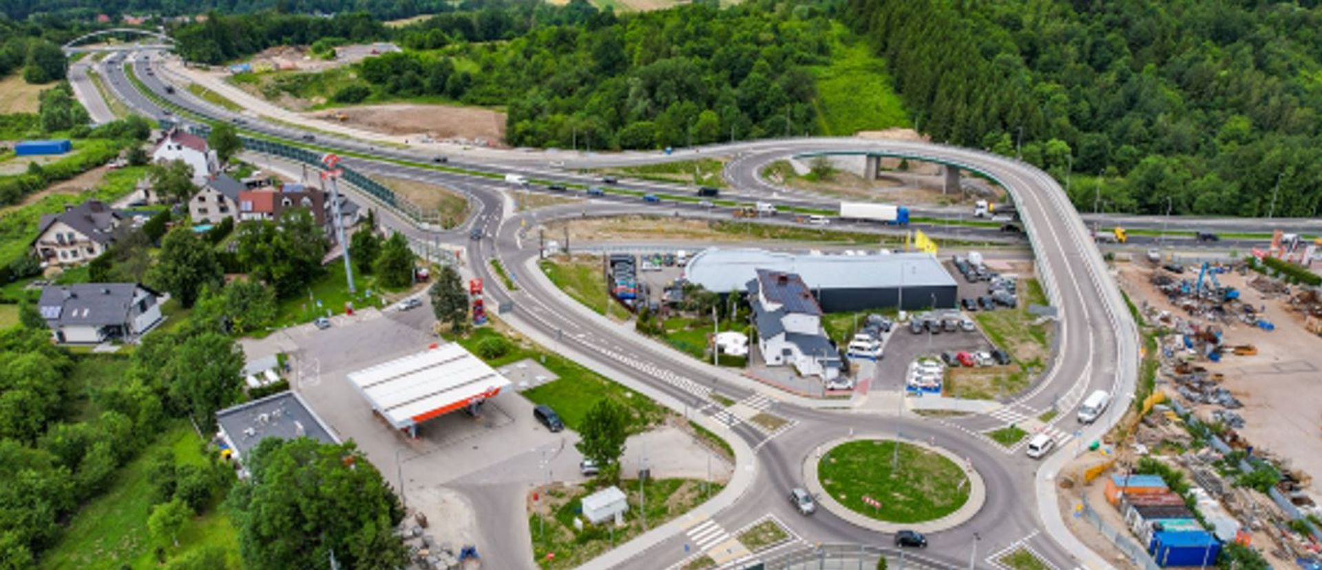 Małopolskie: Kolejny krok ku budowie dodatkowych jezdni wzdłuż 6 km zakopianki (DK7) między Głogoczowem a Myślenicami