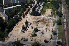 We Wrocławiu postępują prace na budowie trasy autobusowo-tramwajowej na Nowy Dwór [FILM]