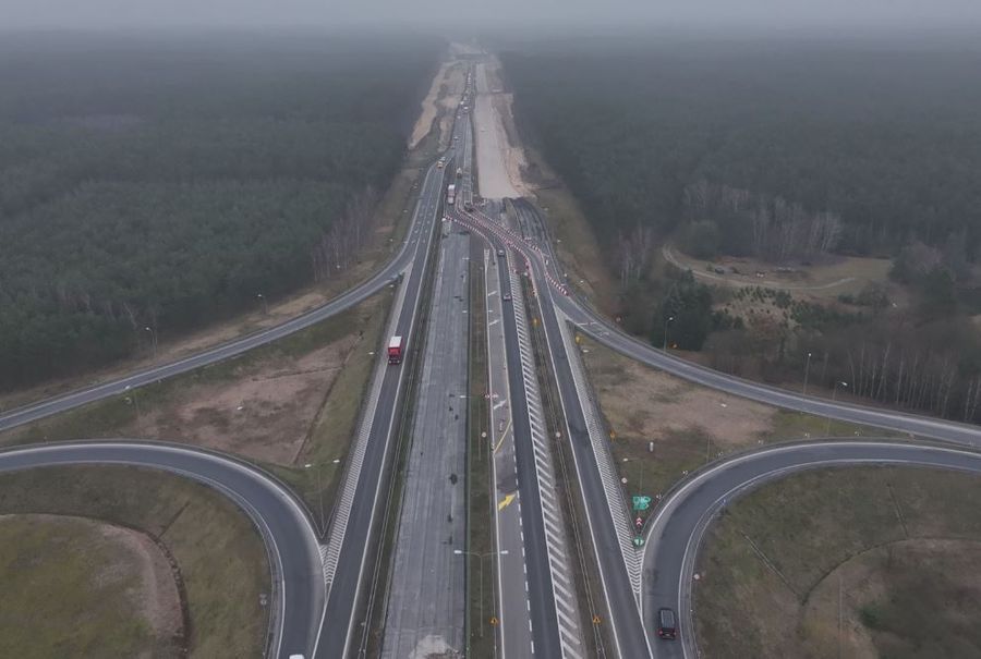 Powstaje odcinek drogi ekspresowej S10 Bydgoszcz Południe - Emilianowo [FILM]