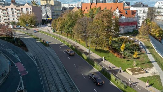 Nowa jakość dla rowerzystów w centrum Wrocławia. Ulice Cieszyńskiego i Nowy Świat zostaną przebudowane [WIZUALIZACJE]