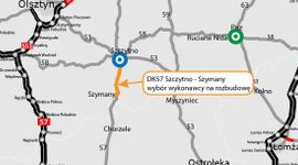 Wybrano wykonawcę rozbudowy DK57 Szczytno - Szymany, głównej drogi do Portu Lotniczego Olsztyn-Mazury w Szymanach
