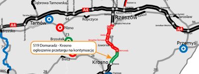 GDDKiA ogłosiła przetarg na dokończenie budowy drogi ekspresowej Via Carpatia S19 Domaradz – Krosno [FILM]