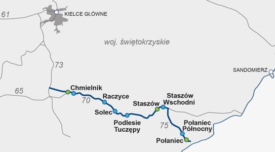 Nowe przystanki przywrócą kolej na południu woj. świętokrzyskiego