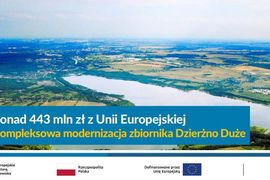 Śląskie: Ponad 443 mln zł dofinansowania z Funduszy Europejskich na modernizację zbiornika Dzierżno Duże - Wody Polskie podpisały kluczową umowę