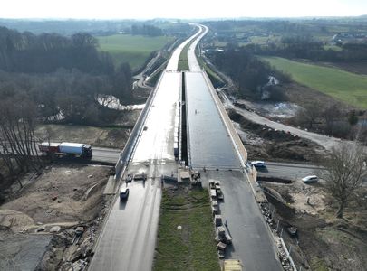 Powstają dwa odcinki S6 Obwodnicy Metropolii Trójmiejskiej [FILMY]