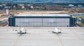 Rozbudowa bazy serwisowej w Porcie Lotniczym Katowice: czwarty hangar oddany do użytku [FILM]