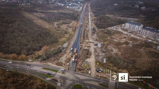 Powstaje III etap Trasy Północnej w Szczecinie [FILM]