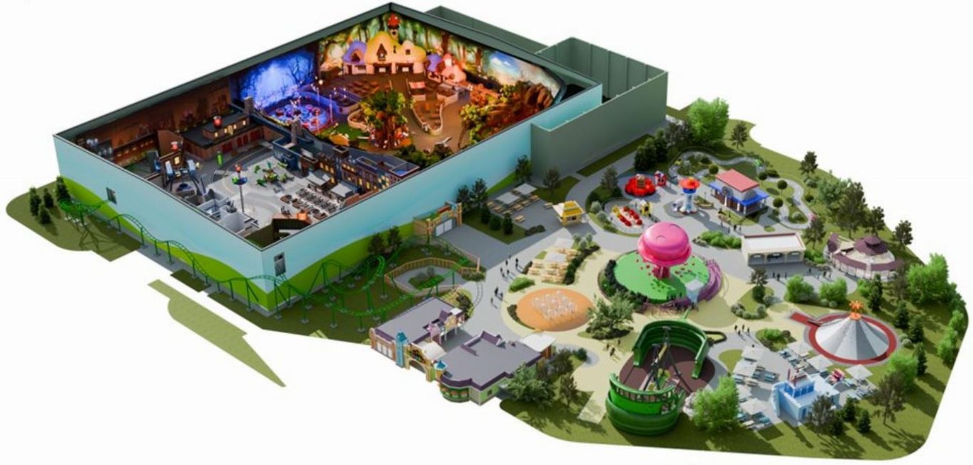Budowa dużego parku rozrywki Episodia Theme Park w Gliwicach za ponad 50 mln euro na półmetku 