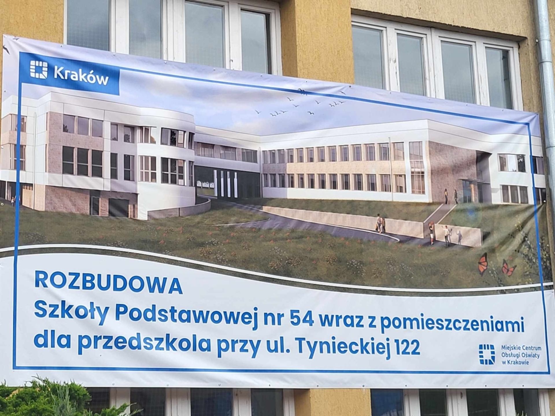 Ruszyła rozbudowa szkoły przy ul. Tynieckiej w Krakowie 