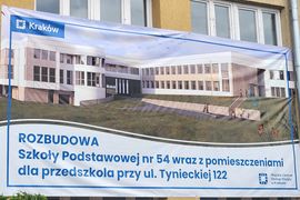 Ruszyła rozbudowa szkoły przy ul. Tynieckiej w Krakowie [FILM]