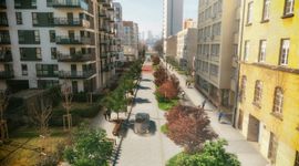 Nowe Centrum Warszawy przechodzi na prawy brzeg Wisły. Ulica Okrzei przejdzie dużą metamorfozę [WIZUALIZACJE]