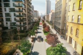 Nowe Centrum Warszawy przechodzi na prawy brzeg Wisły. Ulica Okrzei przejdzie dużą metamorfozę [WIZUALIZACJE]