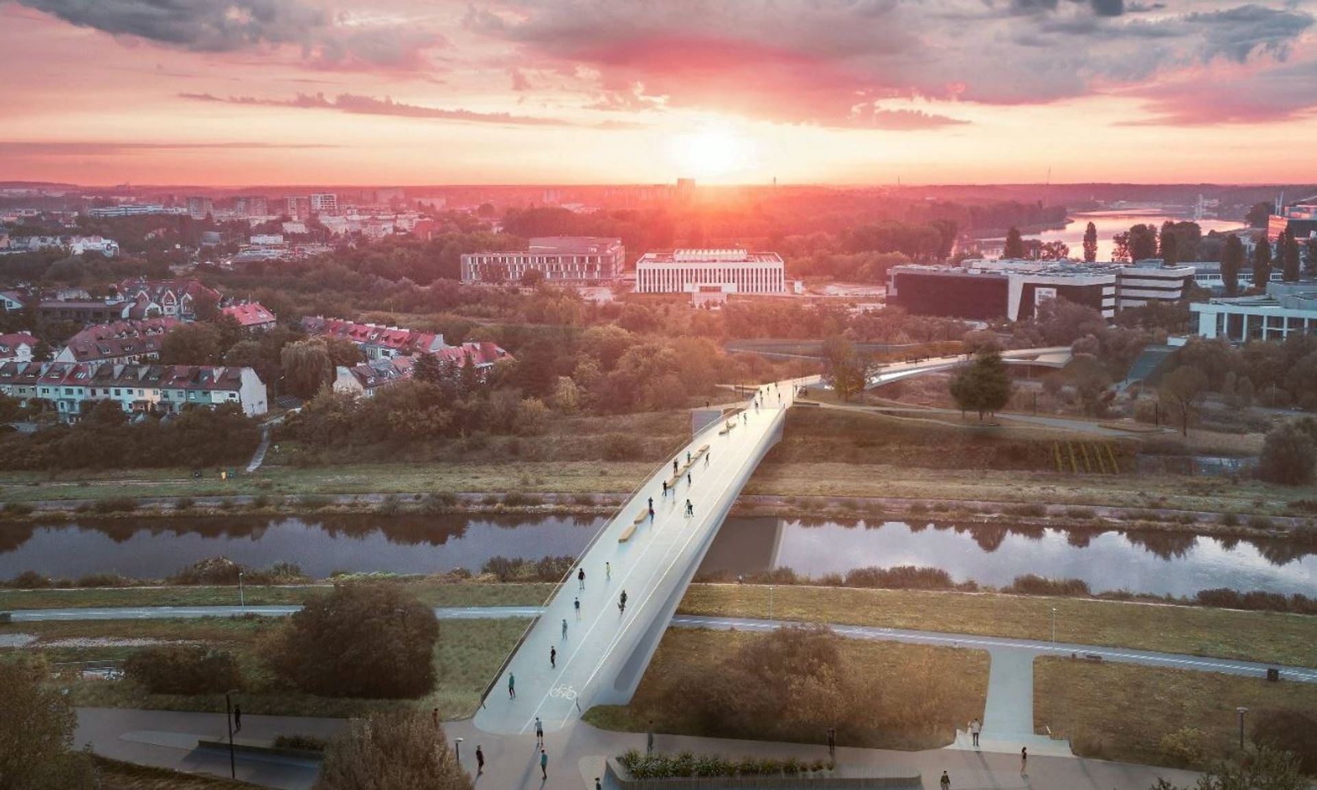 Powstające w Poznaniu mosty Berdychowskie mają już fundamenty 