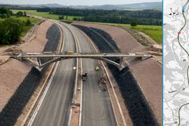 Autostrada D11 z Pragi do granicy z Polską: otwarcie odcinka Lubawka – Královec jeszcze w tym roku. Znamy datę [FILMY]