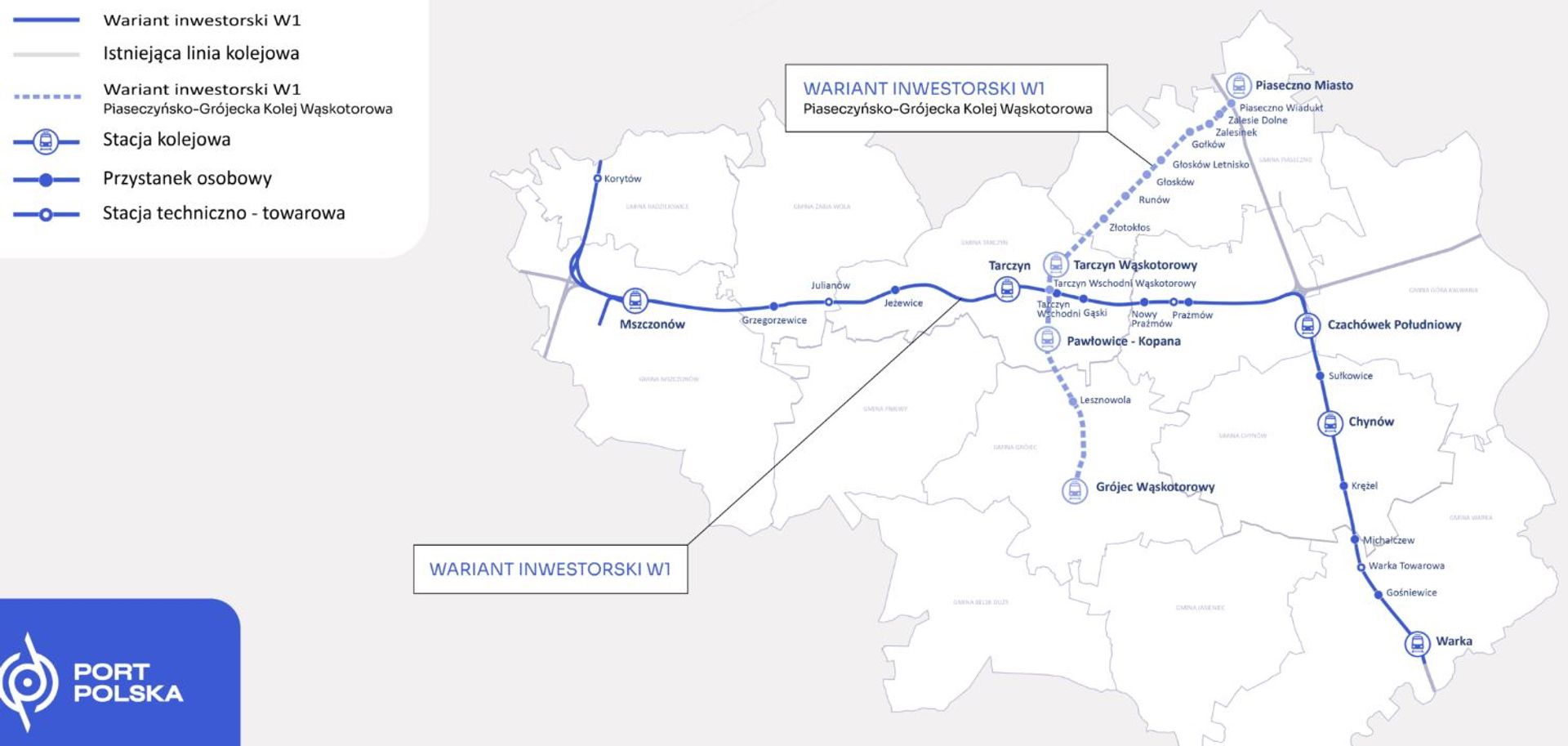 Na linię kolei wąskotorowej Piaseczno – Grójec pod Warszawą ma powrócić ruch pasażerski