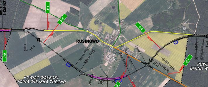 Jest przetarg na realizację obwodnicy Rusinowa w ciągu DK22