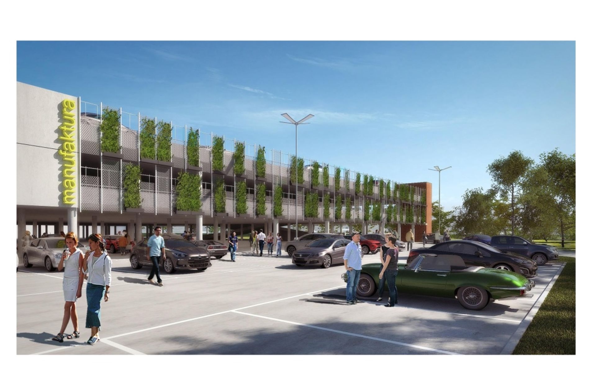  Nowy parking w Manufakturze jeszcze w 2014 roku