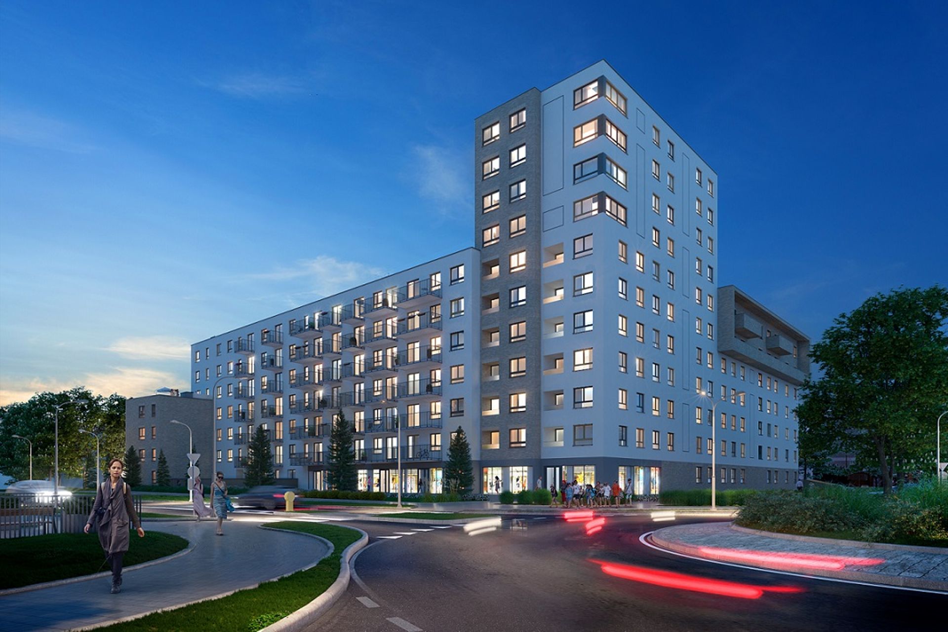 Wrocław: Piękna 21 – Dom Development buduje dziesięciopiętrowy blok w miejsce salonu samochodowego 
