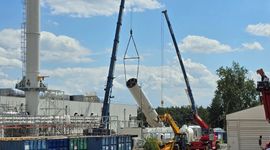 Na terenie Elektrociepłowni Bydgoszcz II zostały zamontowane trzy niskoemisyjne kominy