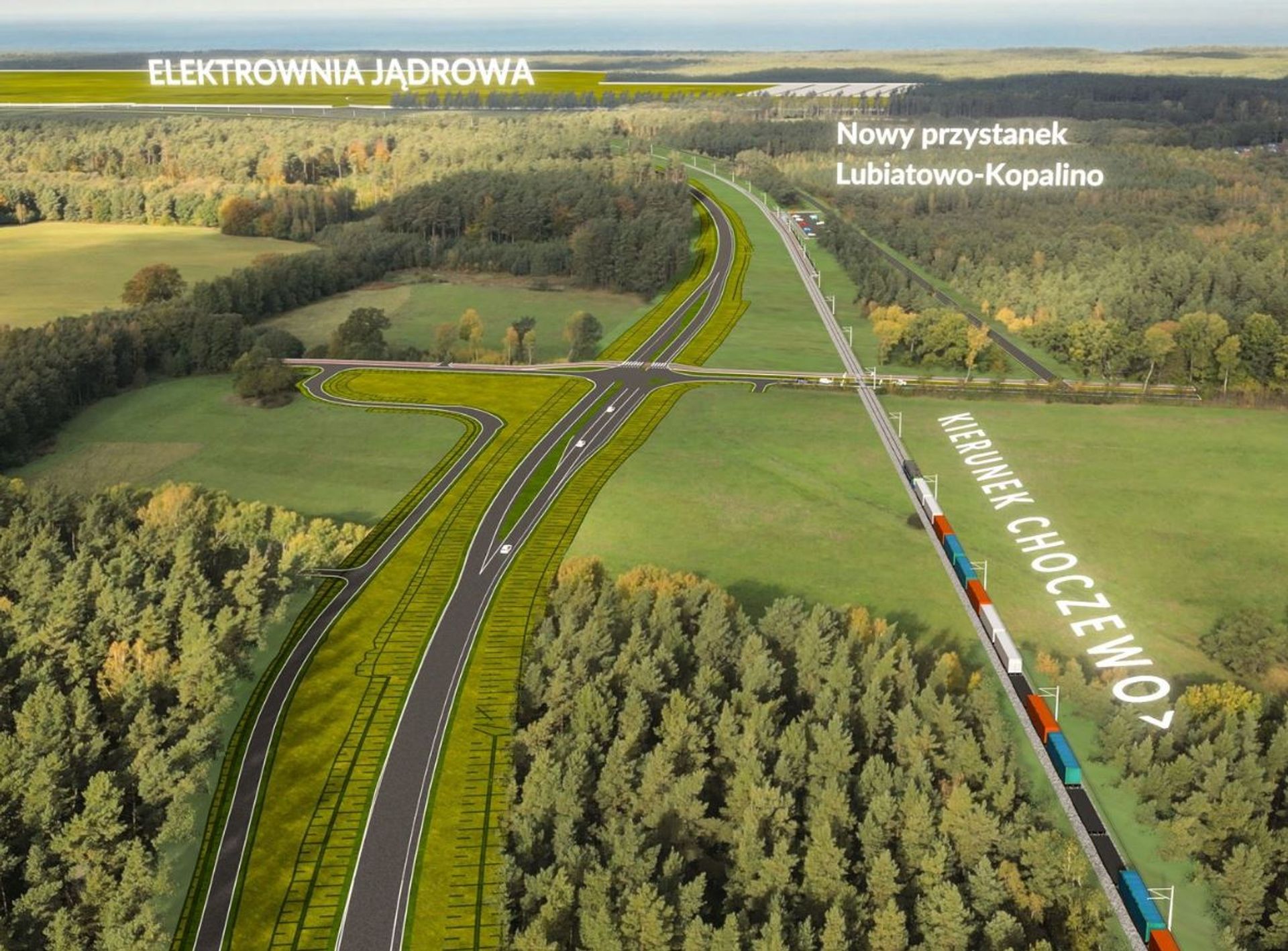 Kolejny krok ku zapewnieniu kolejowego dostępu do planowanej elektrowni jądrowej wykonany