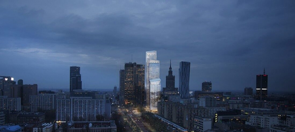 Niespełna 84-metrowy biurowiec Ilmetu zostanie rozebrany. W jego miejscu powstanie 188-metrowy wieżowiec Warsaw One