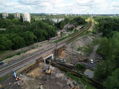 PKP PLK budują nowy przystanek w Katowicach. Wkrótce prace obejmą ważne dla miasta wiadukty