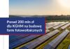 Dolny Śląsk: Ponad 200 mln zł dla KGHM na budowę 4 farm fotowoltaicznych