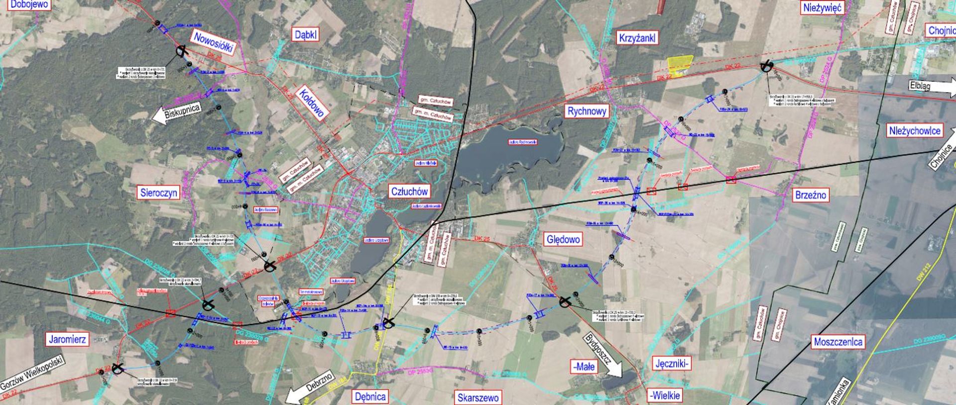 Pomorskie: Zielone światło dla obwodnicy Człuchowa w ciągu DK22 i DK25