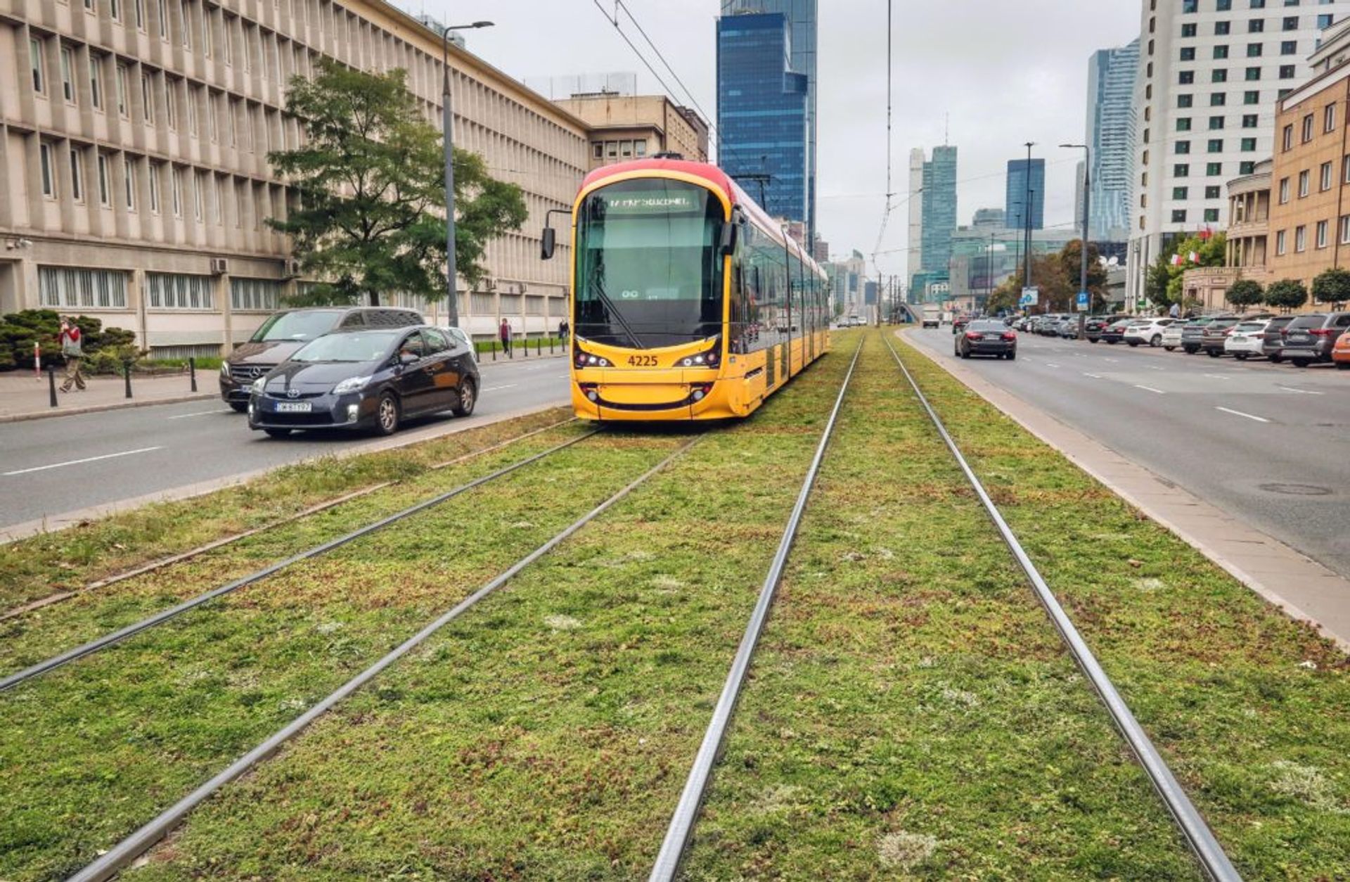 Tory tramwajowe w stolicy coraz zieleńsze