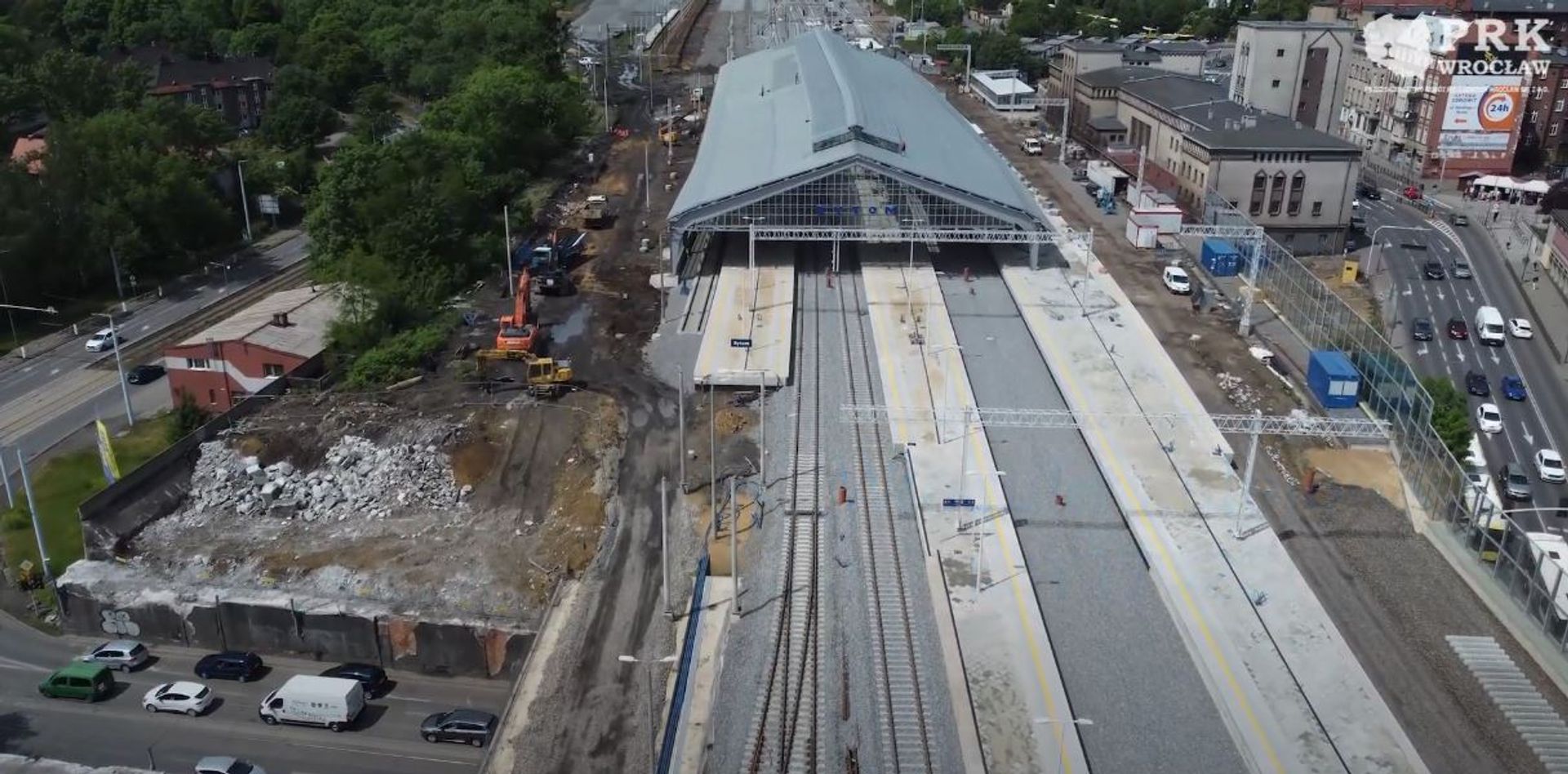 Trwają prace przy modernizacji stacji kolejowej w Bytomiu i linii kolejowej nr 131 