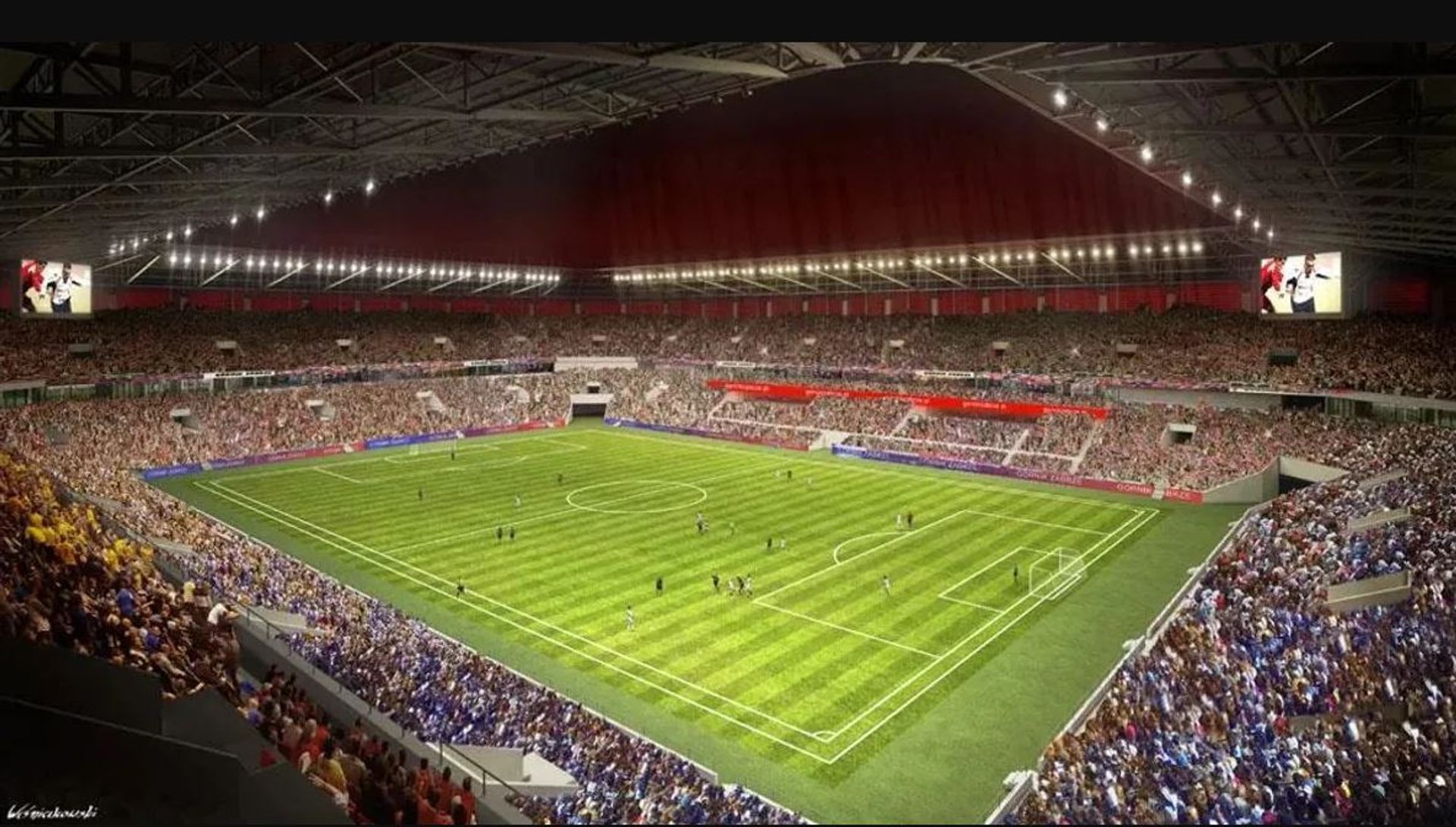 W Polsce trwa obecnie budowa i rozbudowa kilku stadionów 