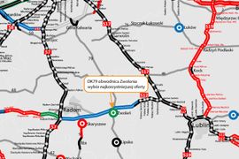 Mazowieckie: Znamy wykonawcę obwodnicy Zwolenia, w ciągu DK79