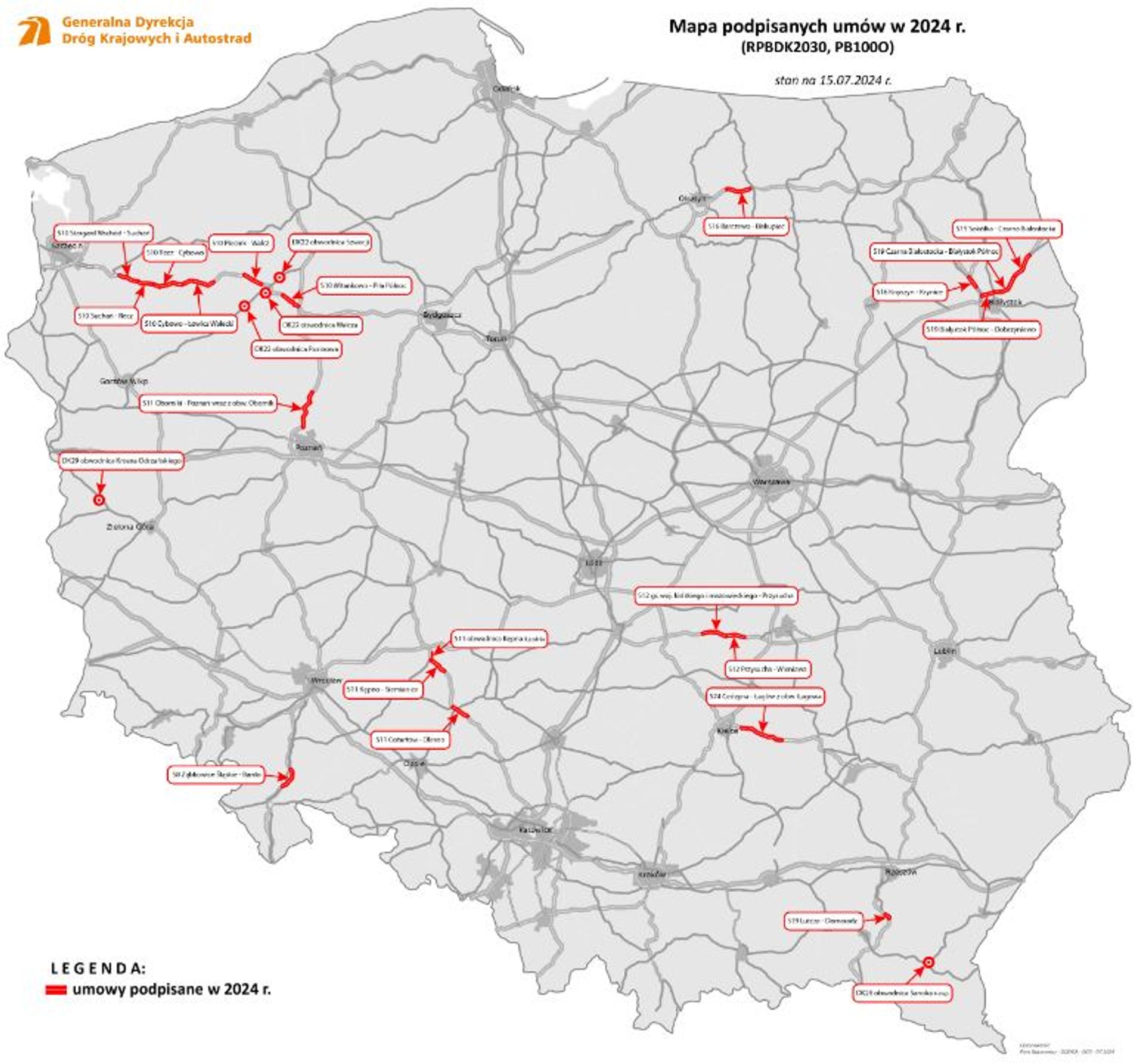 GDDKiA: 20 umów na realizację dróg ekspresowych w ekspresowym tempie