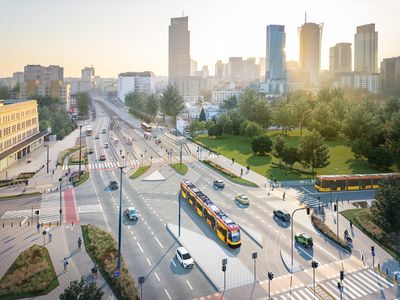 WARSZAWA: Nowe przejścia, skwer - wielkie zmiany na Młynowie