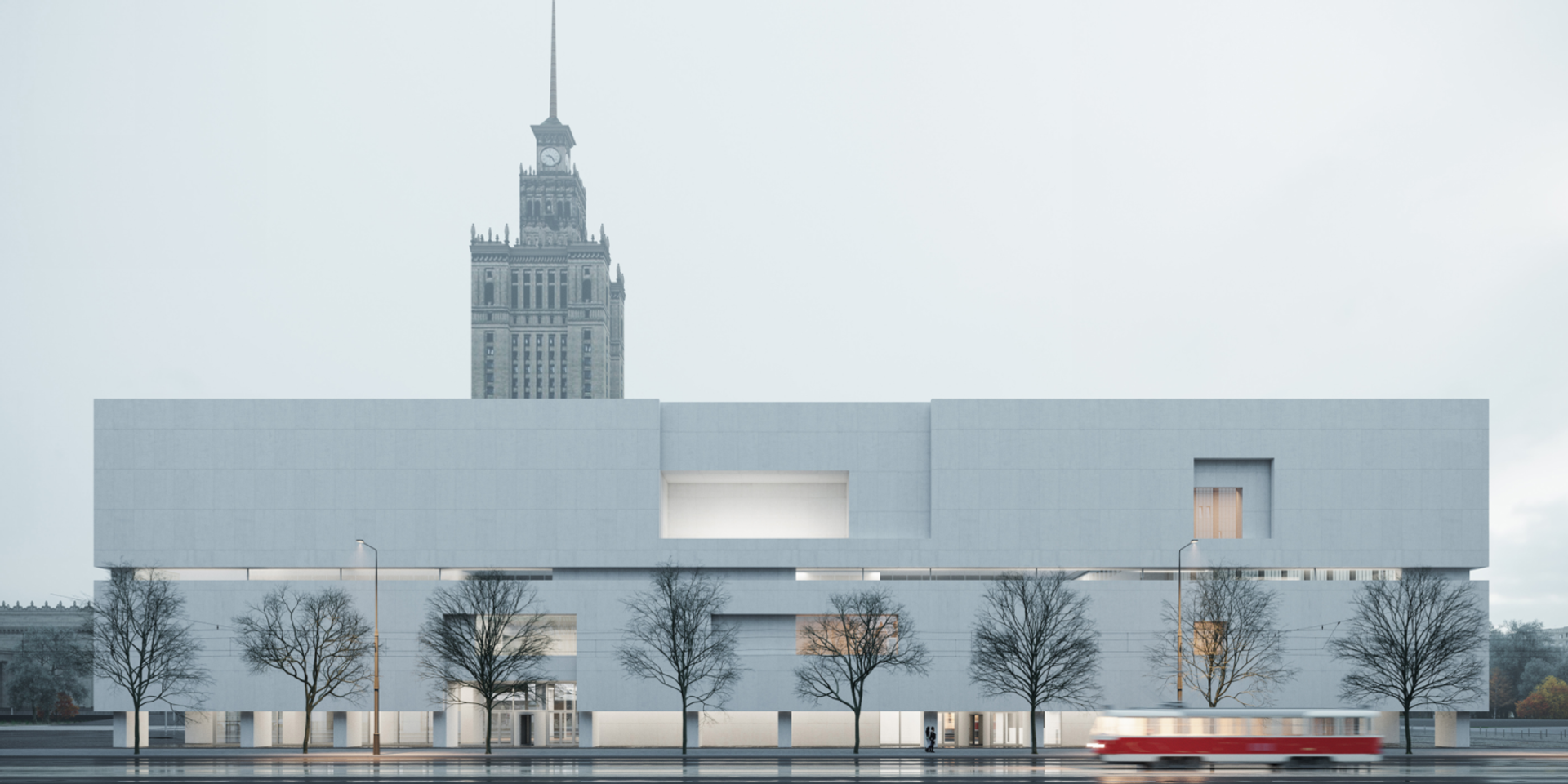 W centrum Warszawy przy Pałacu Kultury i Nauki powstaje Muzeum Sztuki Nowoczesnej 