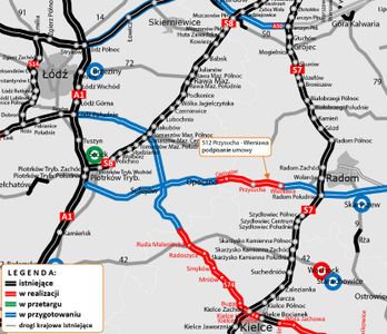 Podpisano umowę na zaprojektowanie i budowę drugiego odcinka drogi ekspresowej S12 w woj. mazowieckim