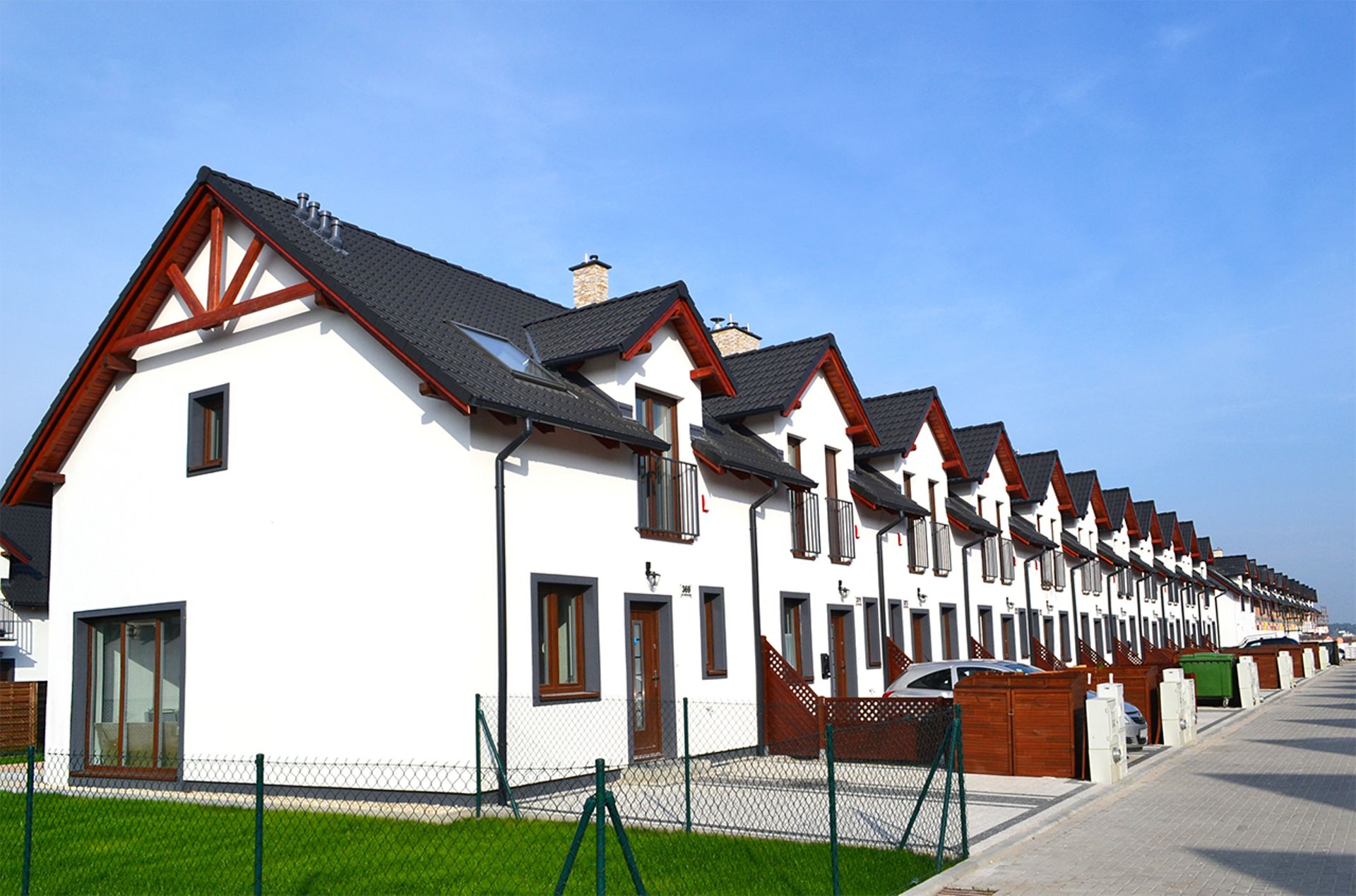  Budowa domów na Rodzinnym Zakątku koło Poznania przebiega zgodnie z planem