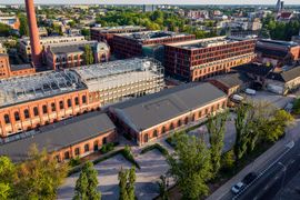 Północna część Fuzji nabiera kształtów. Rewitalizacja dawnych zakładów Scheiblera coraz bliżej końca [ZDJĘCIA]