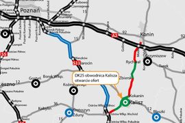 Otwarto oferty w przetargu na obwodnicę Kalisza w ciągu DK25