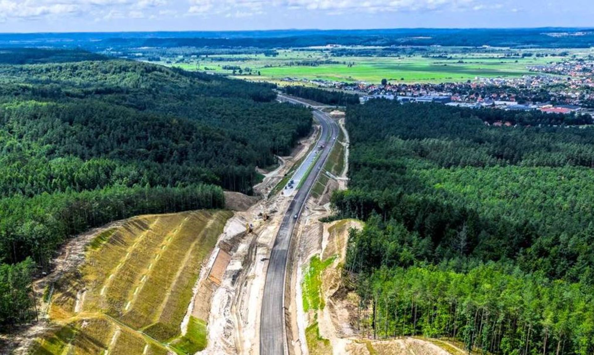 Przez Pomorze w ekspresowym tempie - trwa budowa S6 Via Hanseatica 