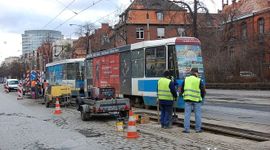 [Wrocław] Na Curie-Skłodowskiej tramwaje znów będą mogły się mijać
