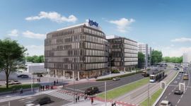 W centrum Wrocławia trwa budowa nowego biurowca Infinity [ZDJĘCIA + WIZUALIZACJE]